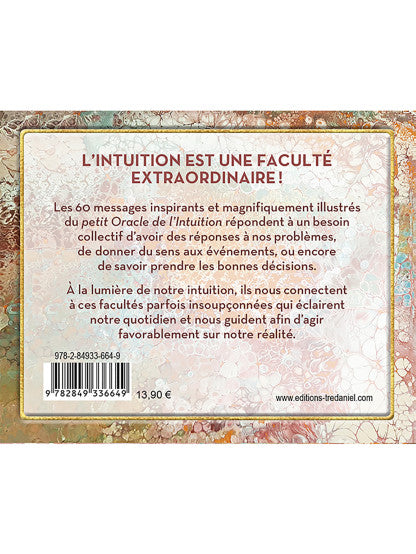 Détails des cartes du Petit Oracle de l'Intuition, un outil puissant pour réaliser des choix éclairés.