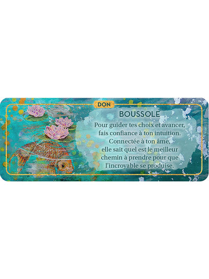Un aperçu des magnifiques illustrations du Petit Oracle de l'Intuition, un coffret pour développer votre intuition.