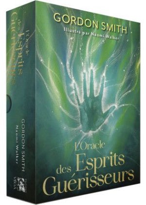 Illustration captivante de l'Oracle des Esprits Guérisseurs par GVP PHILIPPE, mettant en avant ses 48 cartes lumineuses et l'éveil de la conscience spirituelle.