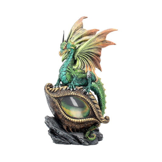 Une fascinante figurine de 21 cm, l’Œil du dragon vert par Nemesis Now, captivante avec son regard intense et ses détails exquis, parfaite pour enrichir votre décor.