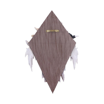 Plaque murale World of Warcraft Horde 30cm de Nemesis Now, symbole emblématique de la Horde sculpté en résine rouge.