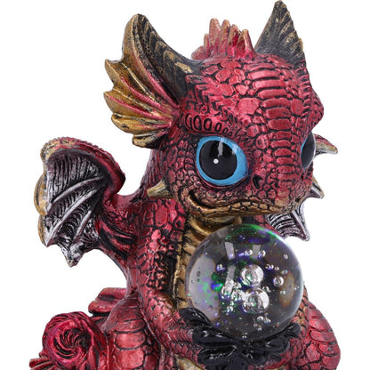 Figurine du Dragon Orbe 10,8 cm, une créature légendaire sculptée avec soin en résine, idéale pour les collectionneurs de fantastique.