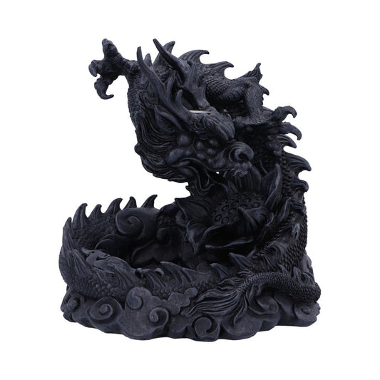 Heilong Asiatique Dragon Backflow Brûleur d’Encens 17.5cm